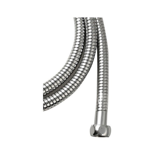Crijevo za tuširanje od nehrđajućeg čelika u sjajno srebrnoj boji Lux – Sapho-image-2