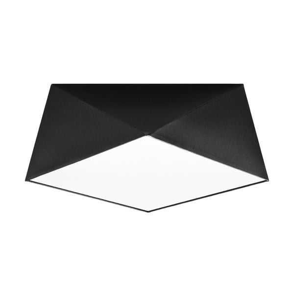 Crna stropna svjetiljka 35x35 cm Koma – Nice Lamps