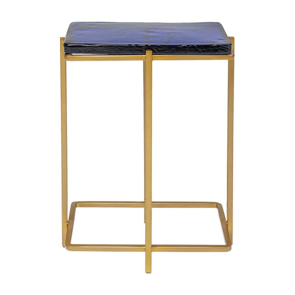Pomoćni stolić u zlatnoj boji Kare Design Lagoon, visina 50 cm