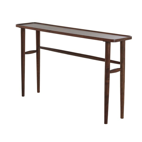 Smeđi pomoćni stol od masivnog bagrema 30x140 cm Qiano – Light & Living-image-2