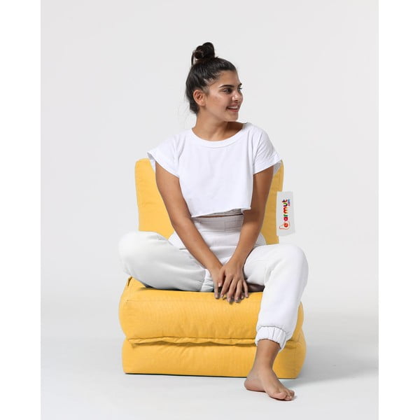 Žuta  vreća za sjedenje Siesta – Floriane Garden-image-1