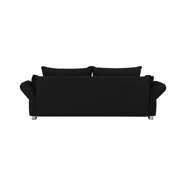 Crni kauč na razvlačenje s prostorom za odlaganje Windsor &amp; Co Sofas Casiopeia, 245 cm-image-3