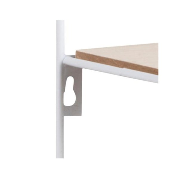 Bijela podna polica od masivne Darkenberg paulovnije - Actona-image-4