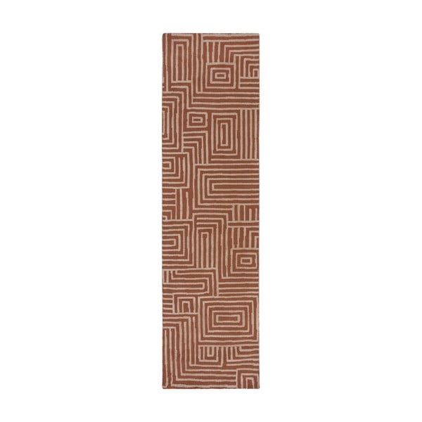Staza boja terakote 80x300 cm Kylo – Flair Rugs