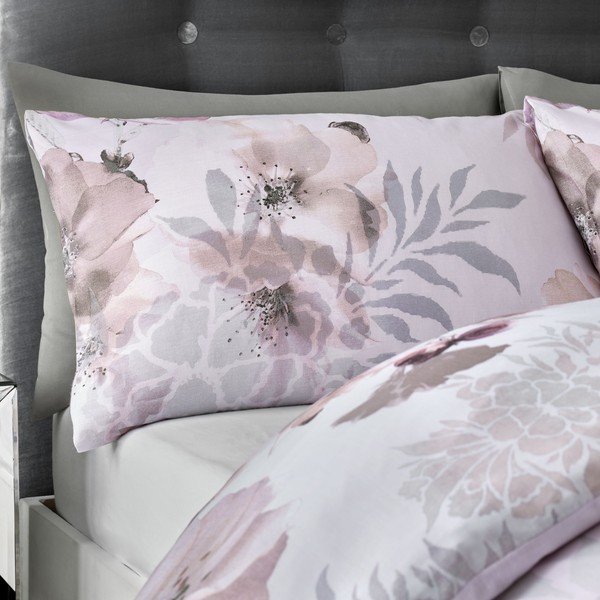 Roza posteljina Catherine Lansfield Dramatic Floral, 200 x 200 cm-image-2
