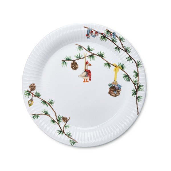 Bijeli porculanski tanjur s božićnim motivom ø 27 cm Hammershøi Christmas – Kähler Design