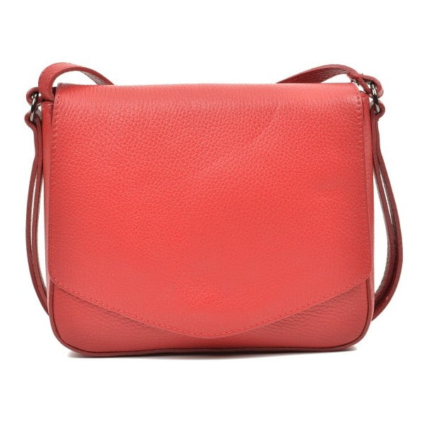Crvena kožna torbica Carla Ferreri Metelo
