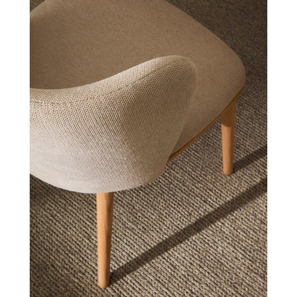 Bež podstavljena blagovaonska stolica Ciselia – Kave Home-image-2