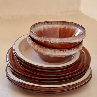 Ciglasta/bež zdjela od kamenine ø 17 cm Poterie – Casafina