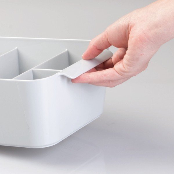 Sivi organizator InterDesign Clarity Divided-image-1