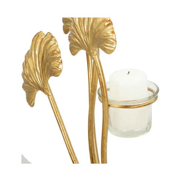 Željezni svijećnjak u zlatoj boji Mauro Ferretti Iris-image-3