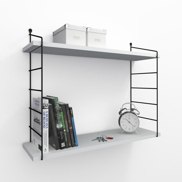 Bijela zidna polica Garetto Armoni-image-1