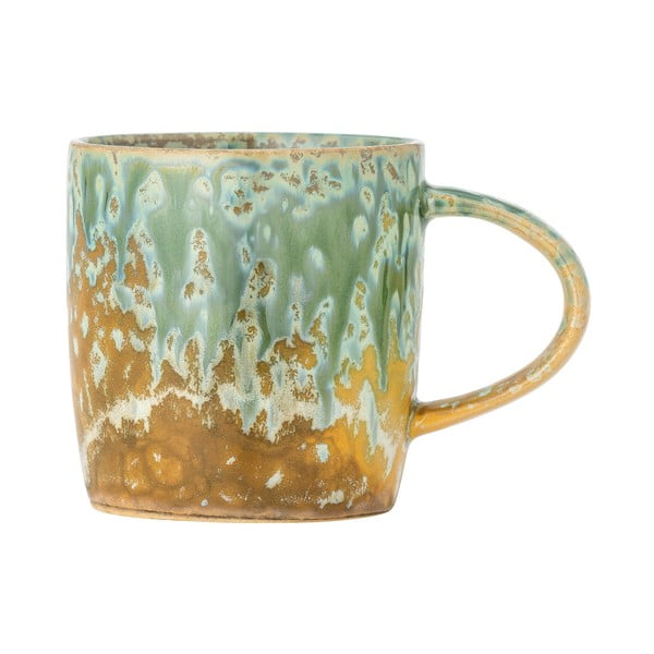 Žuta /svijetlo zelena šalica od kamenine 400 ml Milani – Bloomingville-image-4