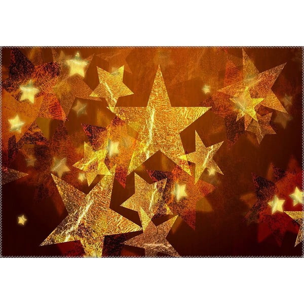 Tepih Vitaus Christmas Period Sparkling Stars, 50 x 80 cm