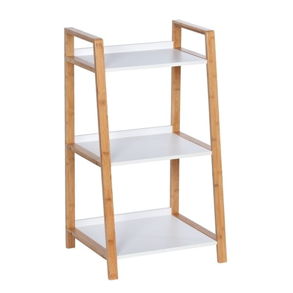 Polica za kupaonicu od bambusa na 3 razine Wenko Finja-image-2