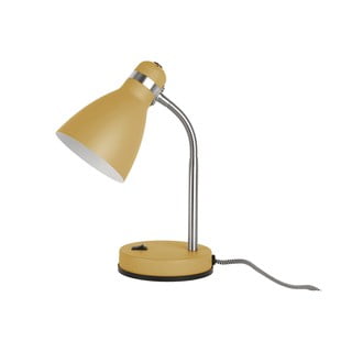 Žuta stolna lampa Leitmotiv Study, visina 30 cm