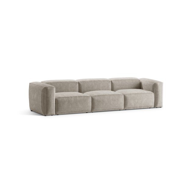 Bež sofa od samta 364 cm Bergamo – Cosmopolitan Design-image-2