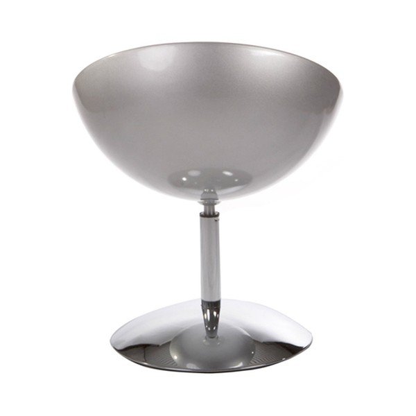 Srebrna okretna stolica Kokoon Design Bowl-image-3