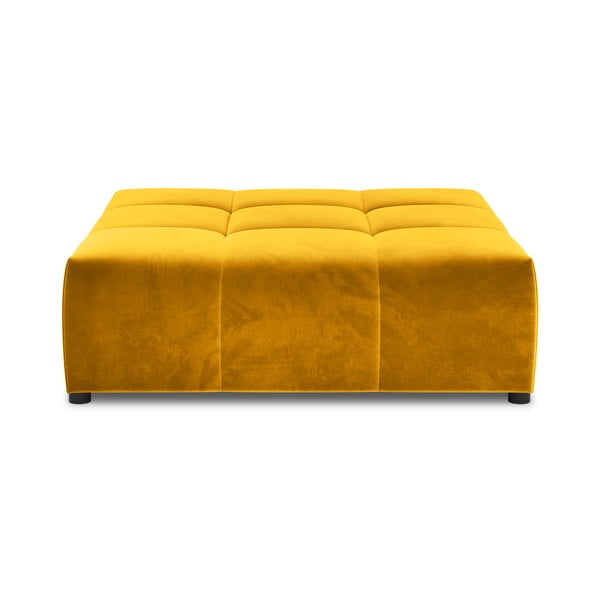 Žuti baršunasti sofa modul Rome Velvet - Cosmopolitan Design-image-2