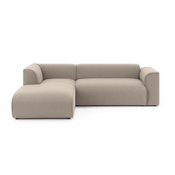 Svjetlo smeđa kutna garnitura (s lijevim kutom/s ležaljkom) Merid  – Ropez