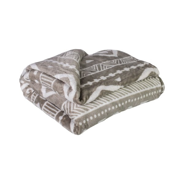 Siva deka od mikropliša 200x150 cm Maya - My House-image-1