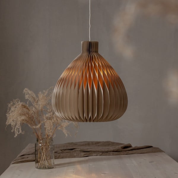 Svjetlo smeđe sjenilo ø 38 cm Honeycomb – Star Trading-image-1