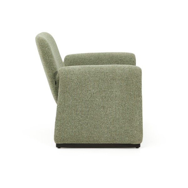 Zelena fotelja od šenila Melvia – Kave Home-image-3