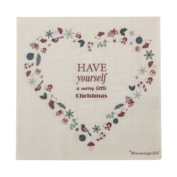 Papirnati ubrusi u setu 20 kom 33x33 cm Paia – Bloomingville