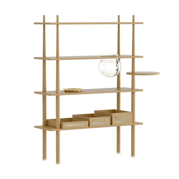 Komponenta za modularni sustav polica u dekoru hrasta u prirodnoj boji 35x18 cm Stories – UMAGE-image-1