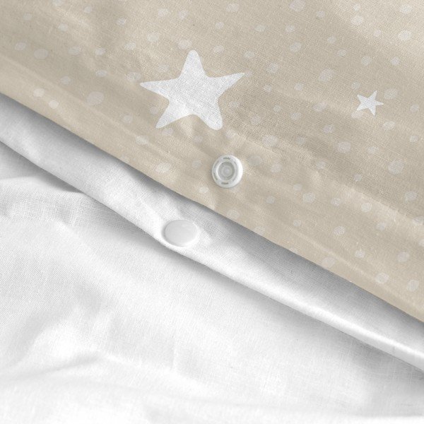 Pamučna dječja posteljina za krevet za jednu osobu 140x200 cm Little star – Happy Friday-image-4