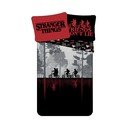 Pamučna dječja posteljina za krevet za jednu osobu 140x200 cm Stranger Things "Upside Down" – Jerry Fabrics