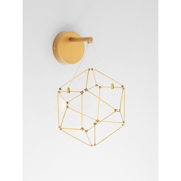 LED zidna lampa aluminijska u zlatnoj boji Nebula – Nova Luce-image-4