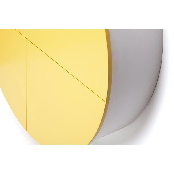 Žuto-bijeli višenamjenski zidni stol EMKO Pill-image-1