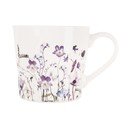 Bijela/ljubičasta porculanska šalica 430 ml Louka – Orion