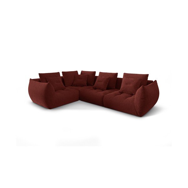 Crvena kutna garnitura (s lijevim kutom) Bloom – Micadoni Home-image-2
