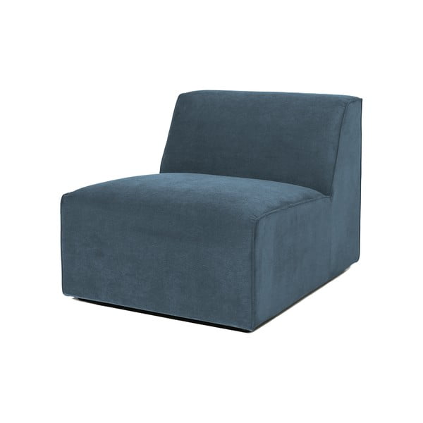 Plava modularna sjedeća garnitura od samta (srednji modul ) Sting – Scandic-image-1