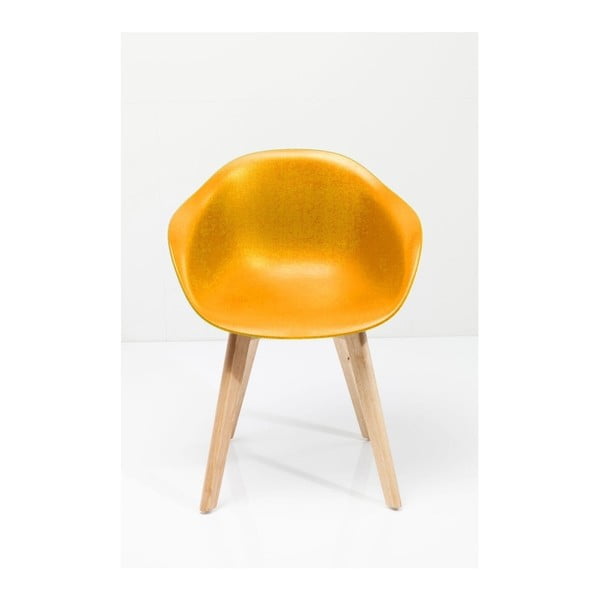 Set od 4 žute Kare Design Forum stolice