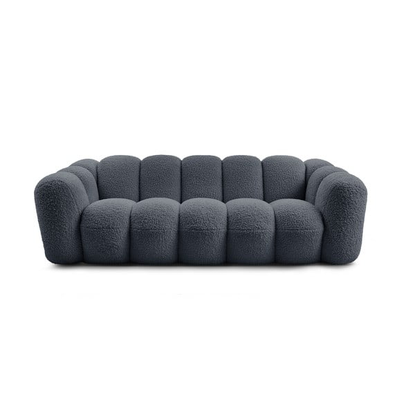 Tamno siva sofa od bouclé tkanine 232 cm Hippolyte – Bobochic Paris