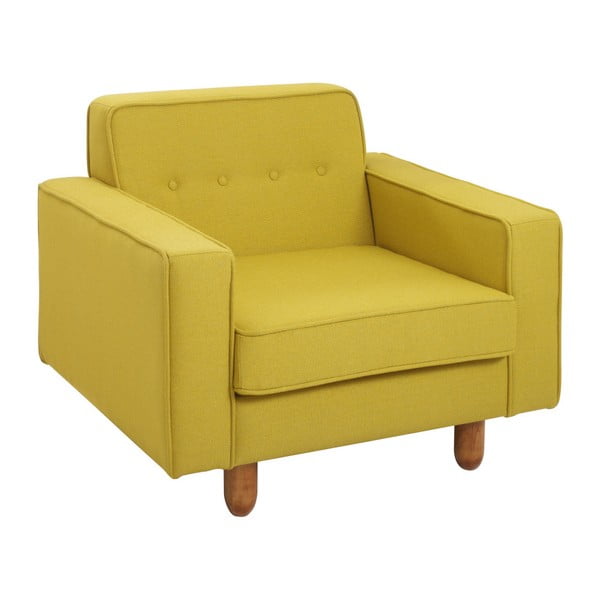 Žuta fotelja Custom Form Zugo