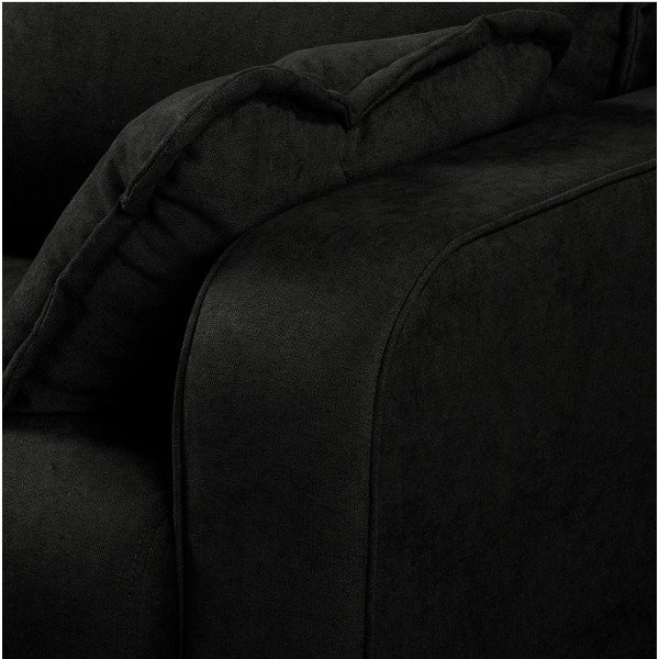 Crna kutna garnitura (lijevi kut) Beata - Ropez-image-1