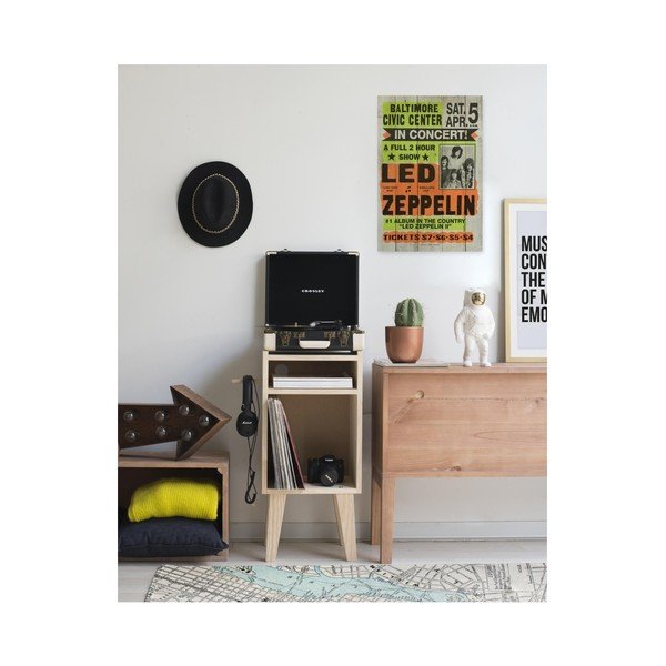Slika od borovog drva Really Nice Things Led Zeppelin, 60 x 40 cm-image-1
