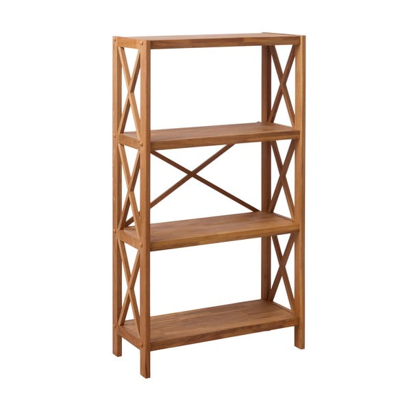 Regal od punog hrasta u prirodnoj boji 70x124 cm X-Shelf – Unique Furniture-image-2