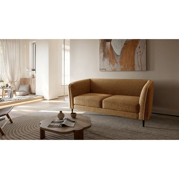 Žuta  sofa 160 cm Galbe – Ghado-image-2