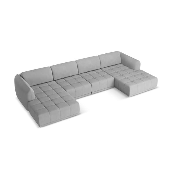 Svijetlo siva kutna garnitura Hoku – Makamii-image-4