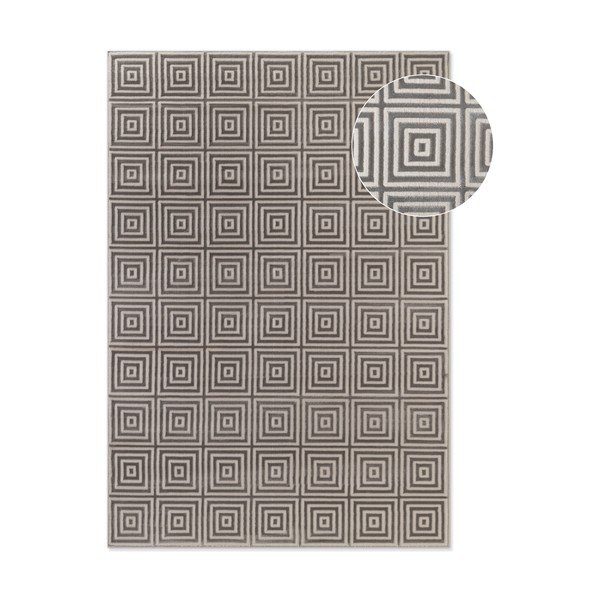 Sivi tepih 160x235 cm Perles Tourmaline – Elle Decoration