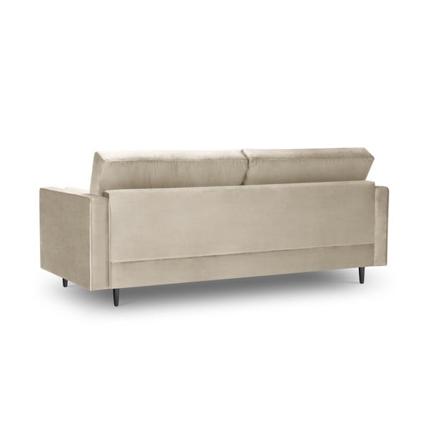 Bež baršunasta sofa Milo Casa Santo, 219 cm-image-4