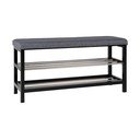 Sivi ormarić za cipele s klupom Padova – House Nordic