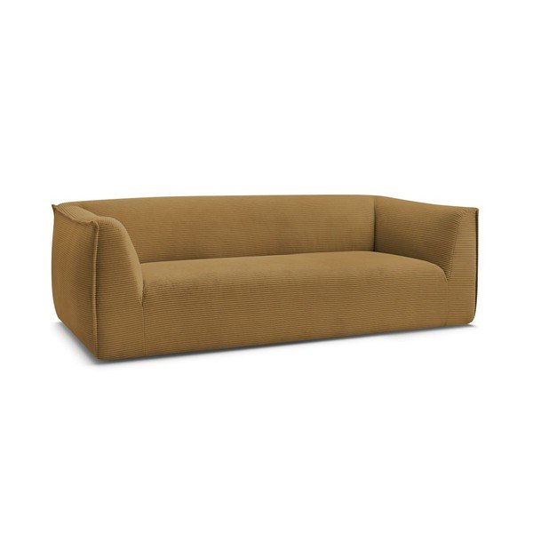 Senf žuta sofa od samta 242 cm Giorgia – Bobochic Paris-image-2