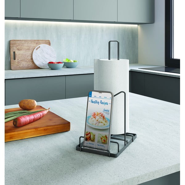 Držač kuhinjskih ručnika od nehrđajućeg čelika Tokyo Lava - Metaltex-image-3