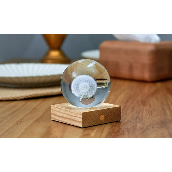 Tamno smeđi svjetlosni ukras s USB Amber – Gingko-image-4